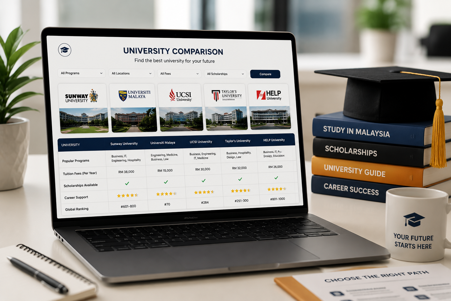 Find the Best University for Your Future